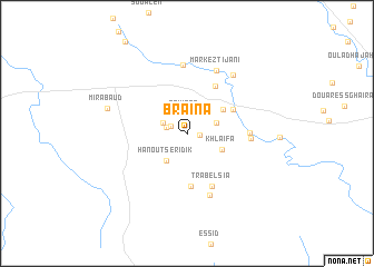 map of Braïna