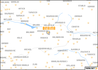 map of Braina