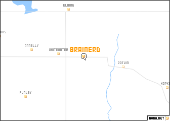 map of Brainerd