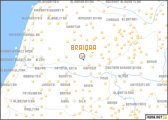 map of Braïqaa