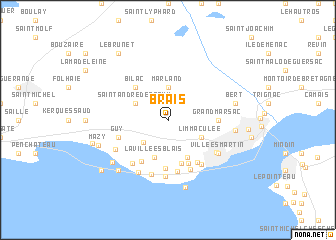 map of Brais
