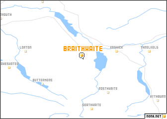 map of Braithwaite