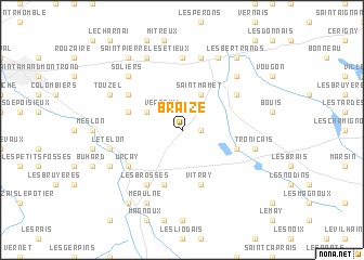 map of Braize