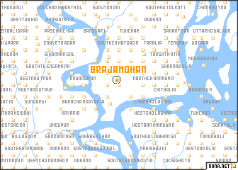 map of Braja Mohan