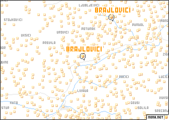 map of Brajlovići