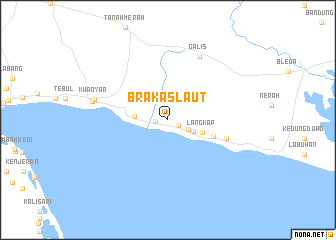 map of Brakaslaut