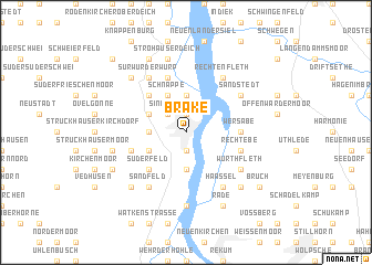 map of Brake