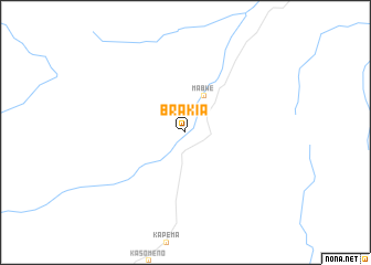 map of Brakia