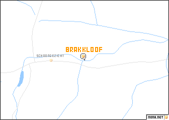 map of Brakkloof