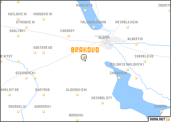 map of Brakovo