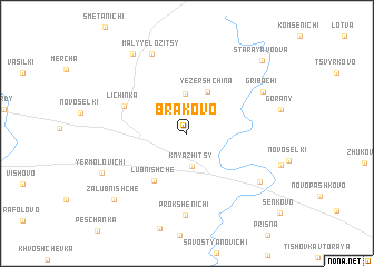 map of Brakovo
