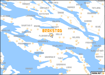 map of Brakstad