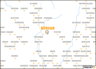 map of Brakwa