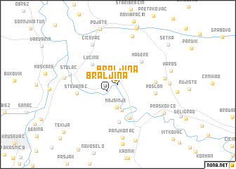 map of Braljina