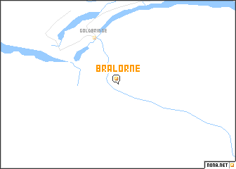 map of Bralorne