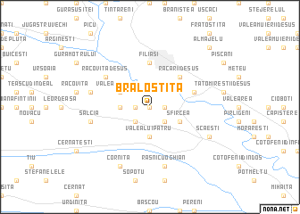 map of Braloştiţa