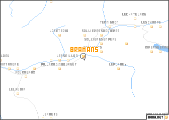 map of Bramans