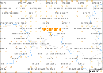 map of Brambach