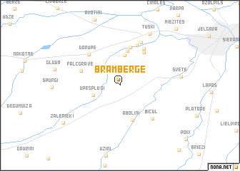 map of Bramberģe