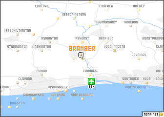 map of Bramber