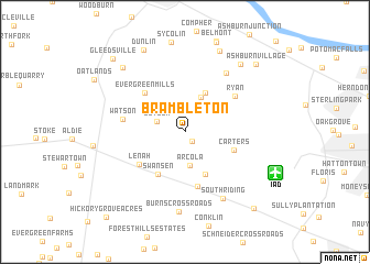 map of Brambleton