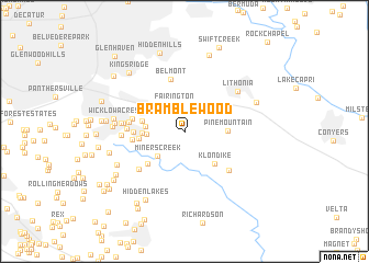 map of Bramblewood