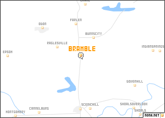 map of Bramble