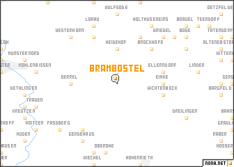 map of Brambostel