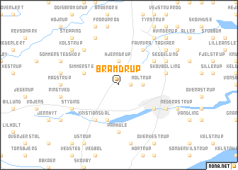 map of Bramdrup