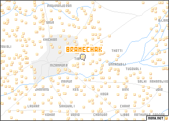 map of Brāme Chak