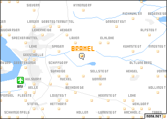 map of Bramel