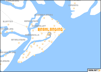 map of Bram Landing
