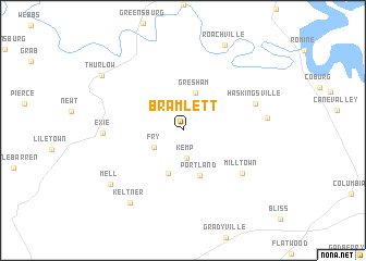 map of Bramlett