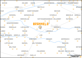 map of Brammelo