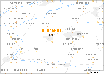 map of Bramshot