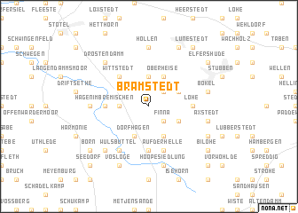 map of Bramstedt