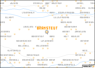 map of Bramstedt