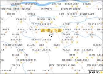 map of Bramstrup