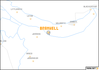 map of Bramwell