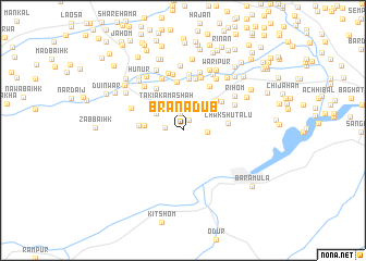 map of Branadub