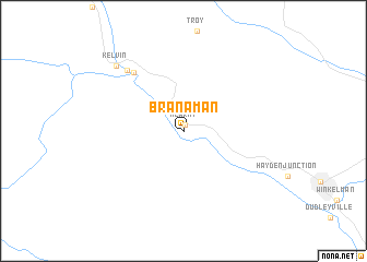 map of Branaman