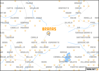 map of Brañas