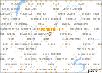 map of Brañatuille