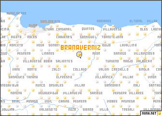 map of Brañaverniz