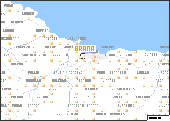 map of Braña