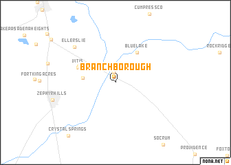 map of Branchborough