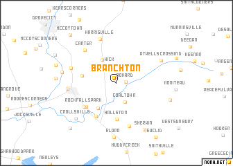 map of Branchton