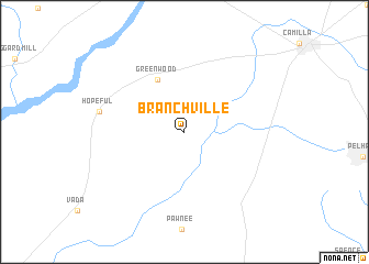 map of Branchville