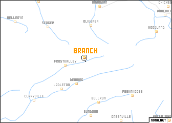 map of Branch