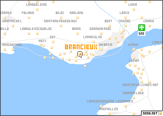 map of Brancieux